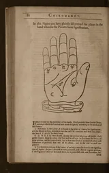 Richard Saunders, Physiognomie and Chiromancie, London: R. White for Nathaniel Brooke, 1653. Page 82.